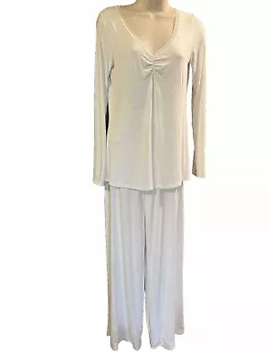 La Perla Elegant Lounge Pajama Set Studio Sz 1  XS US Never Worn Tag White • $89