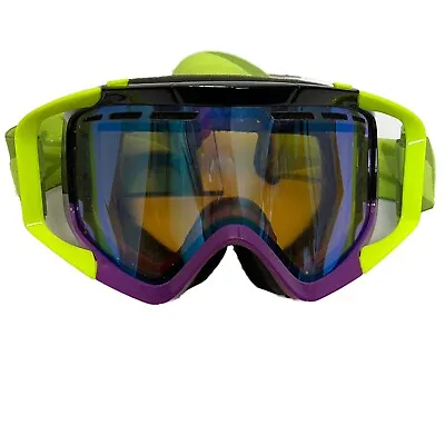 VonZipper Goggles Snowboarding Green Purple Fishbowl  • $75