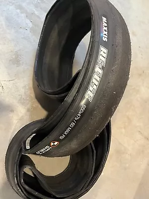 2 Pack Maxxis ReFuse Tire Tubeless Folding Black Dual MaxxShield 650b X 47 • $50