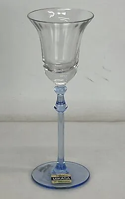 Mikasa Mariposa Blue Butterfly Replacement Mini 6.5” Wine/Water Glass Goblets • $17.99