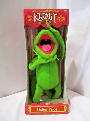 Vintage Kermit The Frog MUPPET Doll - New In Box From 1977 • $780