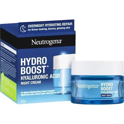 Neutrogena Hydro Boost Hyaluronic Acid Night Cream 50g • $24.99