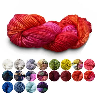 Manos Maxima Wool Yarn Merino Aran Worsted Hand Dyed Bulky Knitting Crochet • £19.60