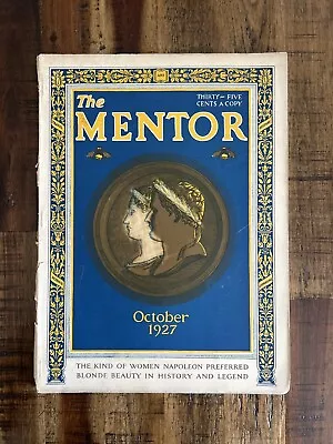 The Mentor Magazine October 1927 Vol 15 Number 9 Napoleon VTG • $10