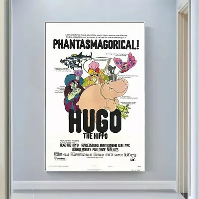 VM1016 Hugo The Hippo Vintage Movie Art Silk Cloth Print Poster Deco • $4.88