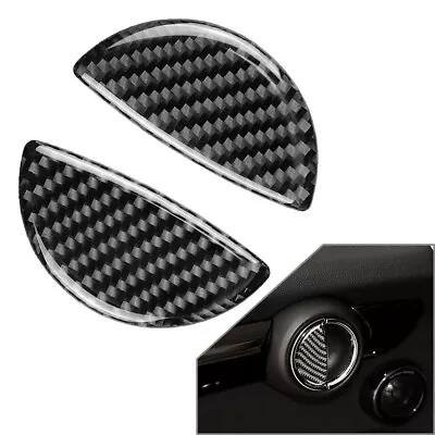 For BMW Mini Cooper R55 R56 R60 F55 03-18 Carbon Fiber Door Handle Cover Trim • $9.80