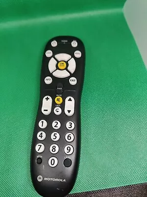 Motorola URC-2068BC1-R Remote Control RC Television Black TESTED WORKING • $7.99