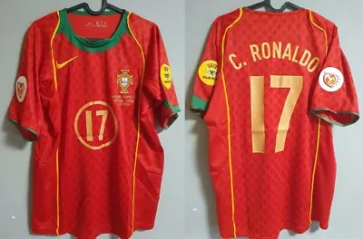 Portugal Rеtro Jersey 2006 #17 C. RONALDO Euro Final • $48.99