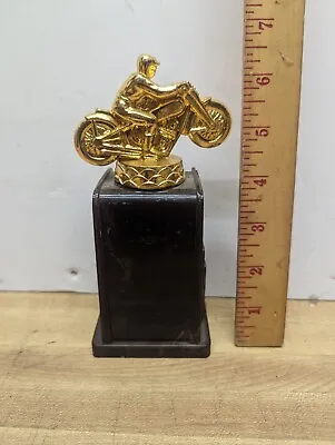 50's -60's Vintage Motorcycle Racing Trophy • $13.50