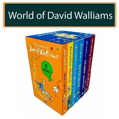 The World Of David Walliams 6 Books Collection Box Set Demon DentistAwful Aunti • £26.49