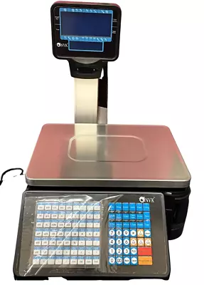 NVK Elkectronic Label Printing Barcode Printing Weighing Barcode Scale TMA-20 • $199.99