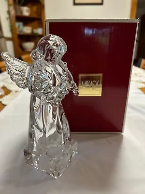 Mikasa Lead Crystal Angelic Violin Figurine Herald Collection W/Box • $19.95