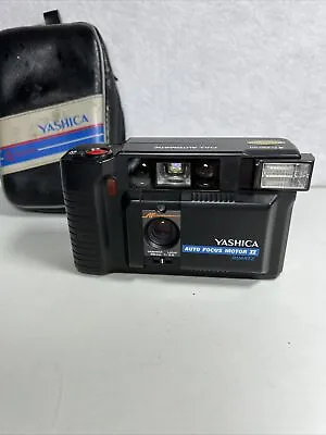 Vintage Yashica Auto Focus Motor II 2 Full Automatic 35mm Camera Japan Read • $17.49