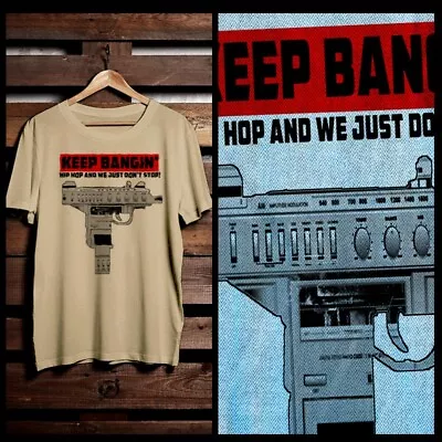 Hip Hop T-shirt 90s Rap Music Underground Cypha Brooklyn Don't Stop XL Tan  • $19.99