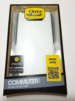 OtterBox Commuter Series Case For Motorola DROID Ultra White/Gray • $8.95