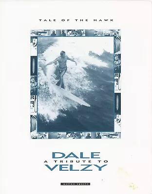 SURF---Action Sports Retailer Tribute To Surfboard Maker Legend Dale Velzy-1992 • $20