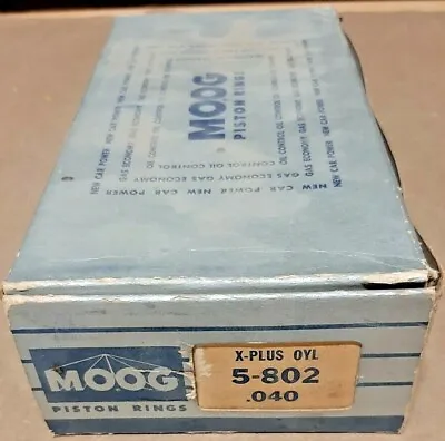 1952-59 GMC Truck 302 6 Cylinder Piston Ring Set Moog #: 5-802 .040 3 7/8  Bore • $90