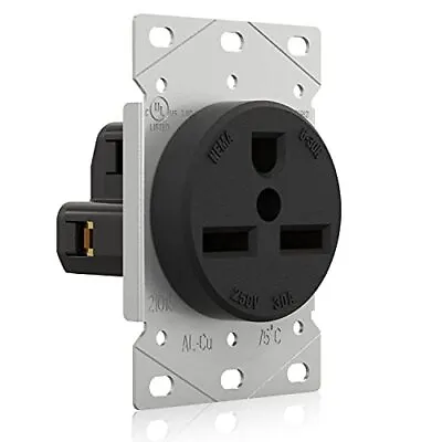 6-30R & 6-50R 250V Flush Mounting Power Outlet & Plug 2 Pole 3 Wire UL Listed • $14.85