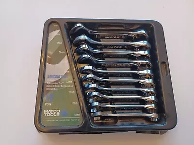 Matco Tools Short 10 To 19MM 12 Point Combination Wrench Set With Snap-on Bonus • $150