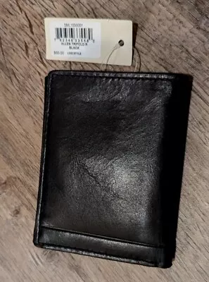 $29.99 • Buy FOSSIL ALLEN Trifold Black Wallet Billfold Mens BRAND NEW W/ TAGS #099