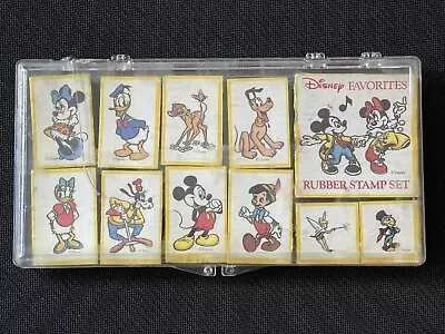 Disney Favorites Rubber Stamp Set Of 11 Vintage Disney's Mickey Minnie Donald ++ • $29.26