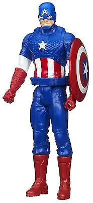 Marvel Avengers Titan Hero Series Captain America Figure With Accessories • £9.99