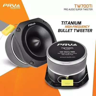 Tweeter For Speaker With High Frequency Driver & 4  Titanium Bullet • $46.97