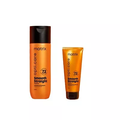 Matrix Opti.care Smooth Straight Smoothing Shampoo & Conditioner (200ml + 98g) • $31.98