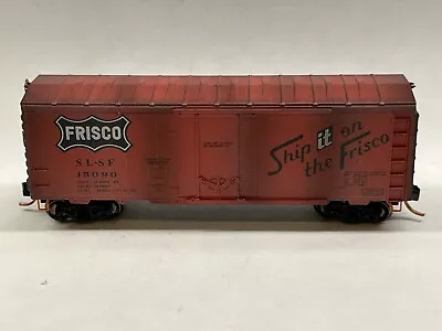 Micro-Trains 074 44 090 40' Box Car W/ Factory Weathering Frisco #15090 N-Scale • $18.50