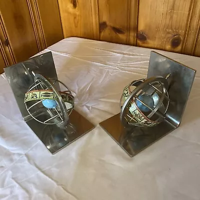 Vintage Antique Bookends Metal Art Original  • $7.50