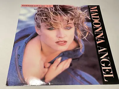 Madonna - Angel (Extended Dance Mix) - Burning Up - Vinyl Record 12  Single 1985 • £17.95
