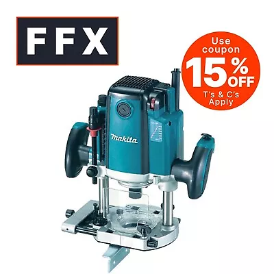 Makita RP2303J/2 240v 1/2in Variable Speed Plunge Router Makpac Case And Guide • £359.73