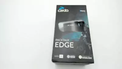 Cardo PACKTALK Edge Motorcycle Bluetooth Communication System • $279.99