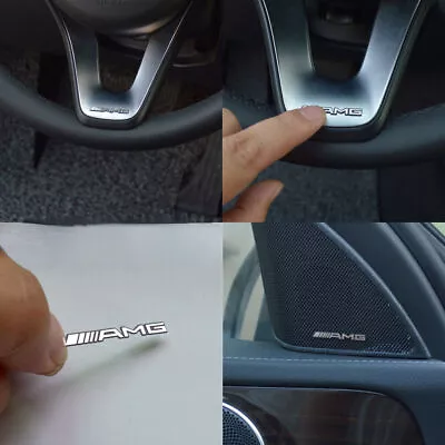 5PCS Interior Steering Wheel Sticker Decal Car Emblem For AMG Badge • $16.43