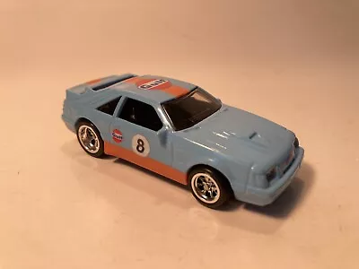 Loose Hot Wheels 84 Mustang SVO - Wangstar Custom. Gulf Graphics Real Riders  • $32.50