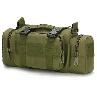 Outdoor Military Tactical Molle Waist Bag Camping Shoulder Chest Bag Fanny Pack • $17.99