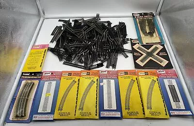 N Scale Mics Straight Track Pieces 2 Switches Some New Bumpers Etc Great Lot • $76.05