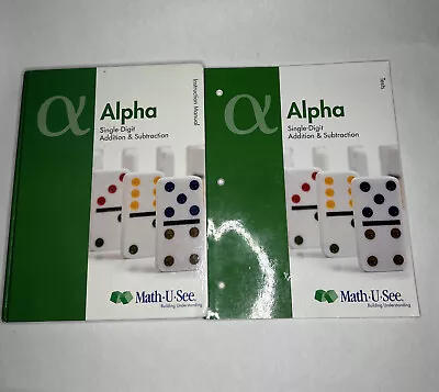 Math-U-See Alpha Addition Subtraction Instruction Manual  Tests Like New • $18