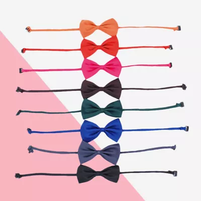  10 PCS Cat Bow Tie Collars Male Cats Puppy Puppies Optional • $8.94