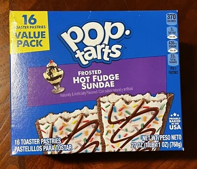 £2.92 • Buy Pop-Tarts Frosted Hot Fudge Sundae ￼