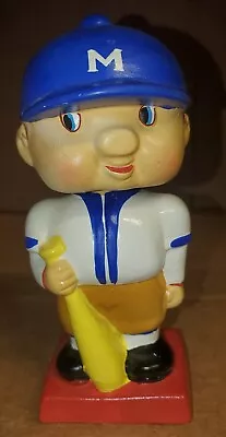 Vintage Baseball Player Bobblehead Nodder Paper Mache • $5.50