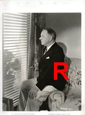 W.c. Fields 1937 Original Candid Key Book Photo Portrait At Home Still • $199.99