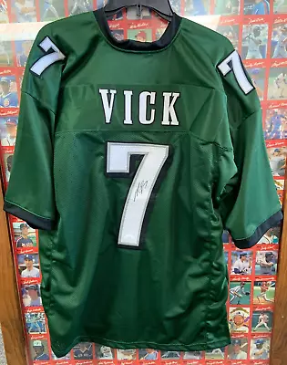 JSA Authentic Signed Michael Vick Auto Philadelphia Eagles Custom Green Jersey • $70