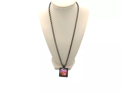 Magnabilities Mod Colors Magnet Pendant Necklace Gunmetal Chain & Setting 21.5  • $12.99