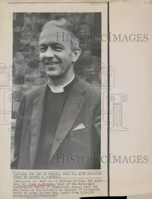 1967 Press Photo Reverend John B. Coburn Dean Of Episcopal Theological School. • $19.99