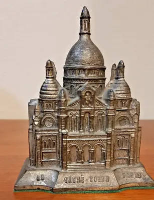 Sacre Coeur Metal Souvenir Building Cathedral (Rare Vintage 1920s Variety) • $117