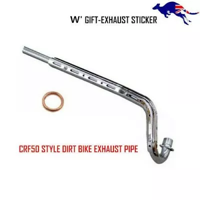 28mm CRF50 Dirt Pit Bike Exhaust Muffler Pipe Tube Honda Pit Bike 70 110 125cc • $450.53