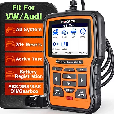 Fit For VW/Audi All System Scanner OBD2 Scan Car Bidirectional Diagnostic Tool  • $142.49