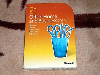 Microsoft Office Home And Business 2010 Full Retail With Key DVD In Box Original • $50