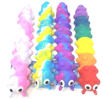 £5.49 • Buy Hgl Light Up Push Popper Suction Caterpillar - Sv21418 Autism Colour Fidget Toy